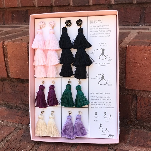 SugarFix by BaubleBar Tassel Earring Set - Picture 1 of 6